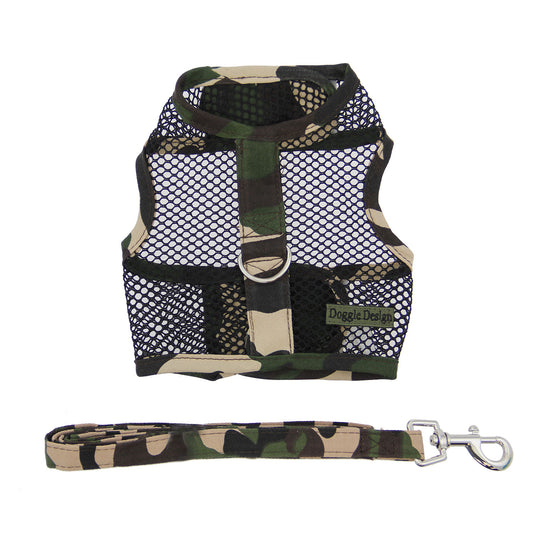 Cool Mesh Harness Camo L