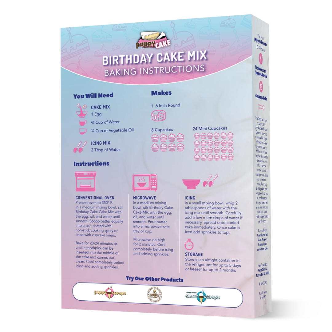 Cake Mix - Birthday Cake Flavored with Sprinkles
