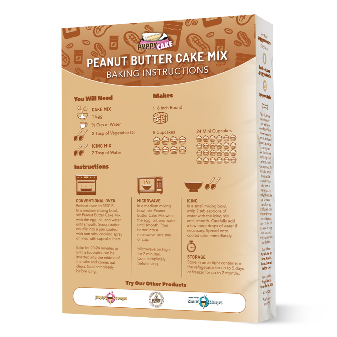 Cake Mix - Peanut Butter (wheat-free)