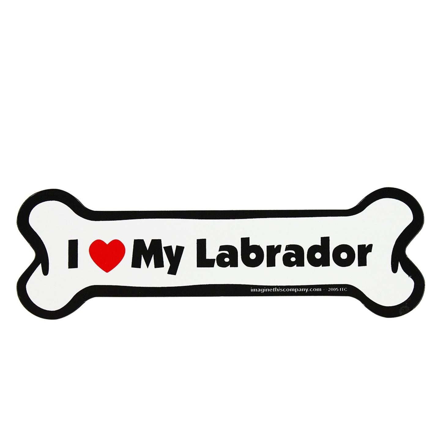 ITC Bone Magnets I Heart My Labrador