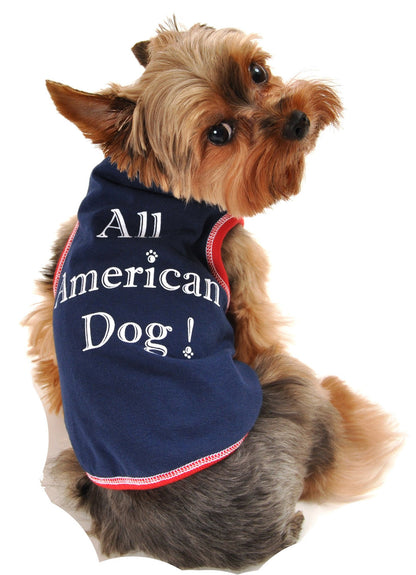 All American Dog Tank Navy