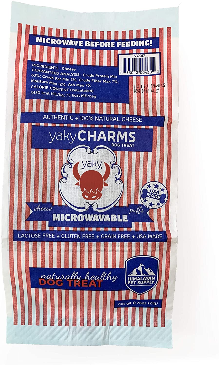 Himalayan Pet Supply Yacky Charms Cheese Puff, Doggie Pawp-corn