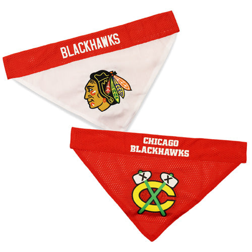 NHL Chicago Blackhawks Dog Reversible Bandana