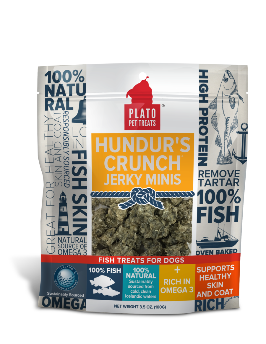 Plato Hundur’s Crunch Jerky Minis Fish 3.5oz