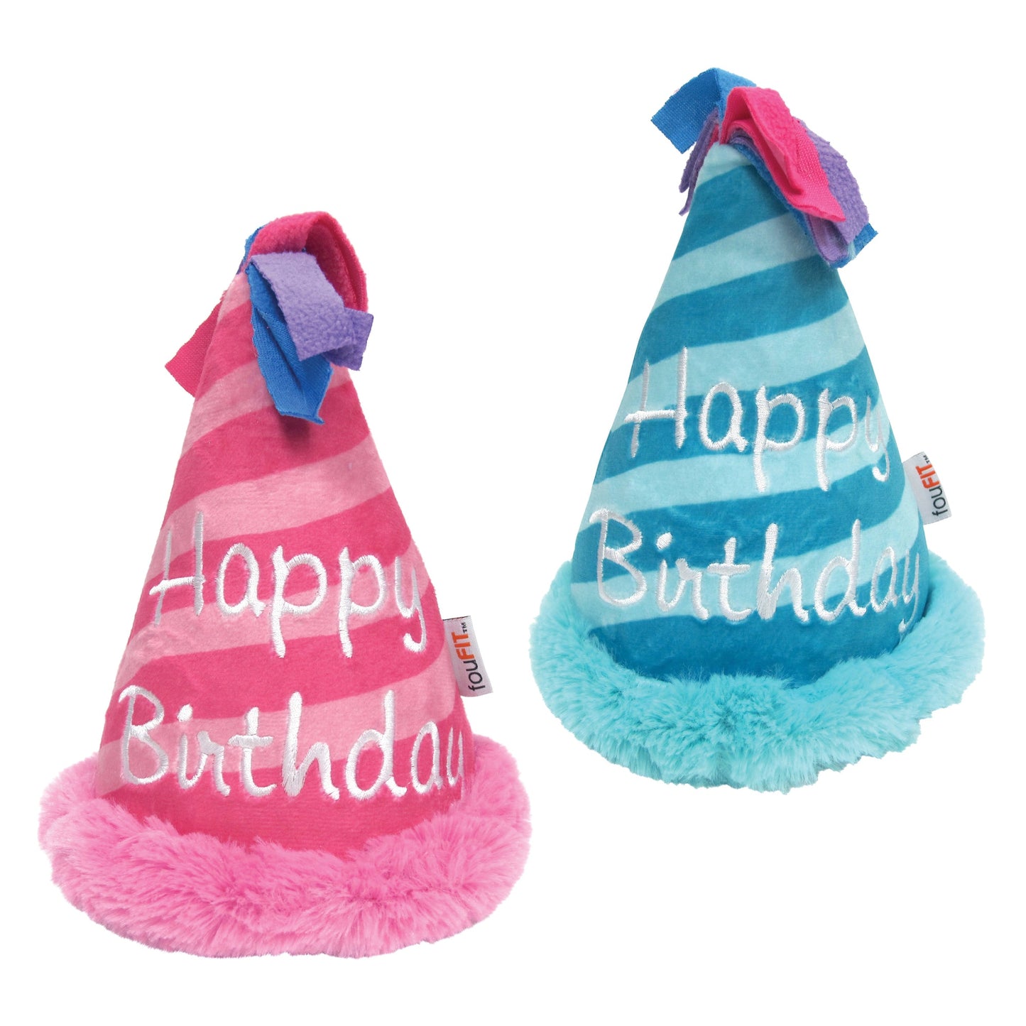 Birthday Hat Crinkle Plush Toys