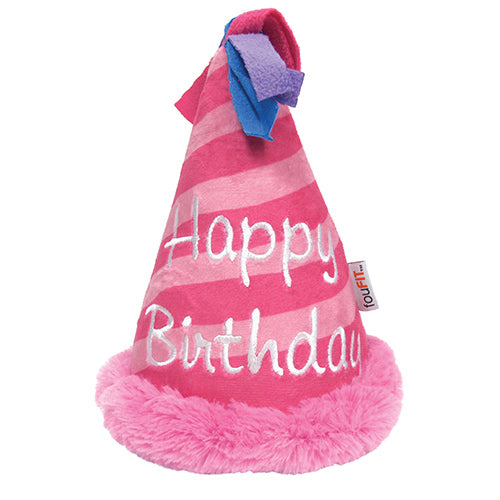 Birthday Hat Crinkle Plush Toys
