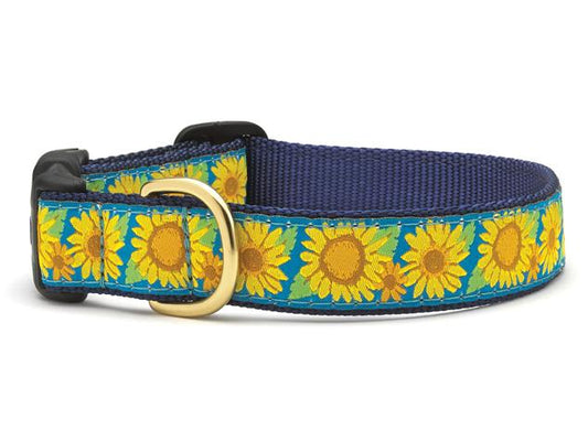 Bright Sunflower Dog Collar