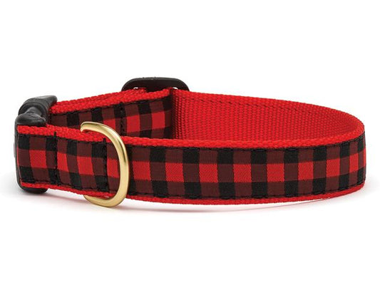 Buffalo Check Dog Collar