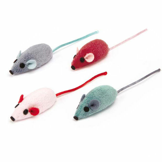 Rattle Mice Cat Toy