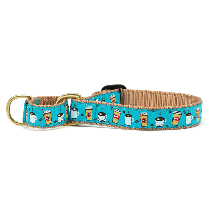 Coffee Nut Dog Collar Martingale