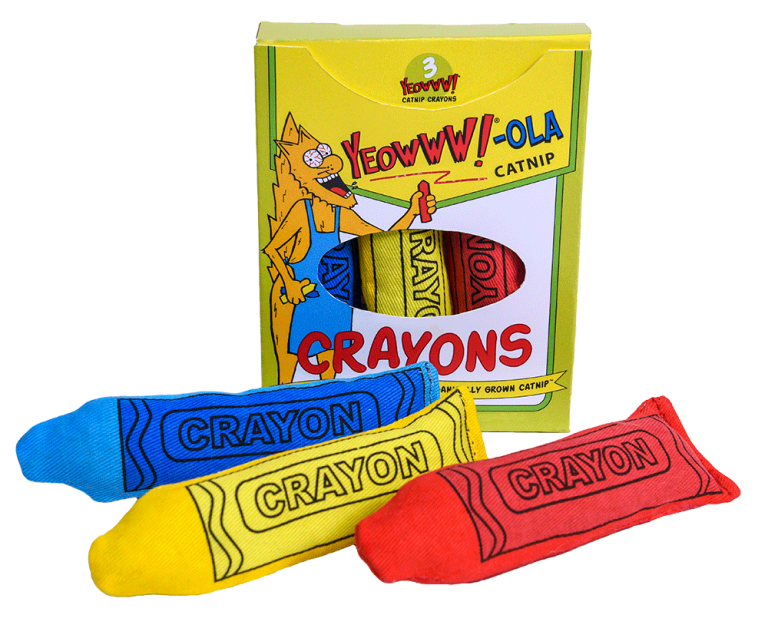 Yeowww! Crayon Catnip Cat Toy(3pk)