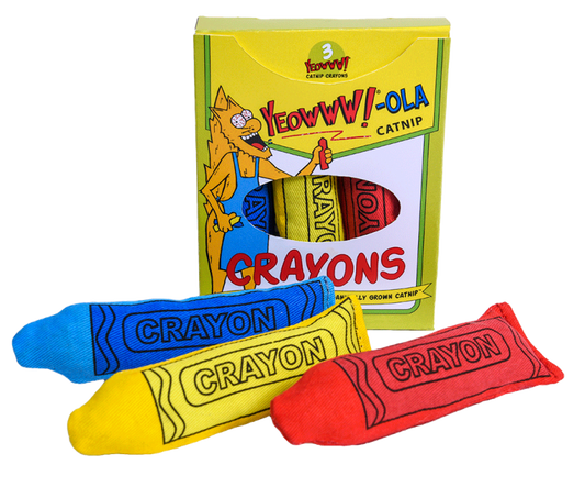 Yeowww! Crayon Catnip Cat Toy(3pk)