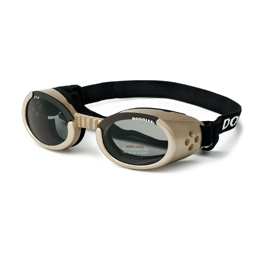 Doggles Chrome ILS Doggles with Light Smoke Lens