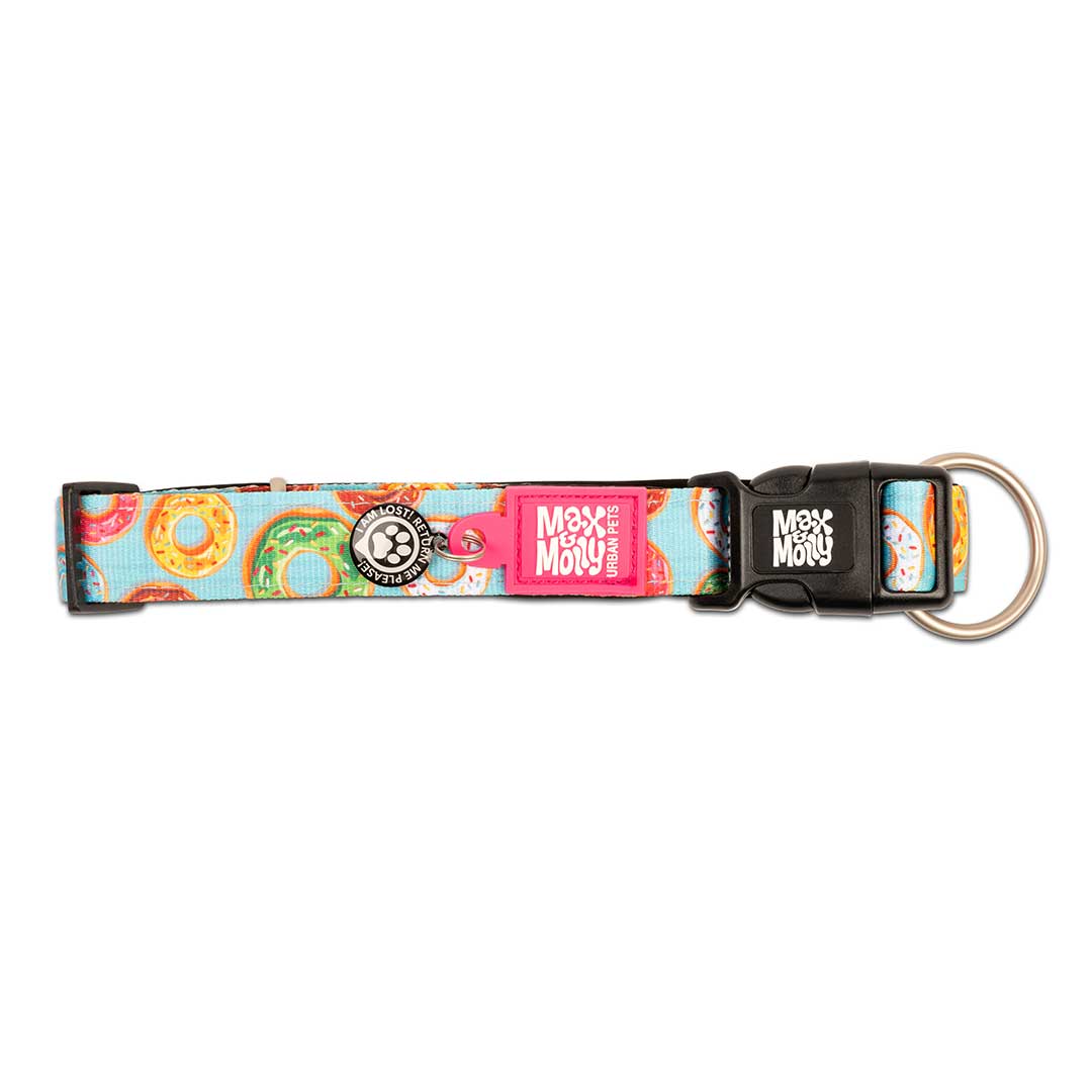 Smart ID Dog Collar - Donuts