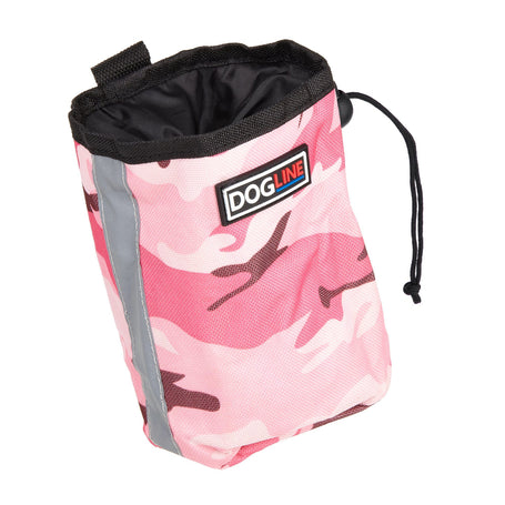 Beta Treat Pouch with Built-In Waste Bag Dispenser, Camo Pink