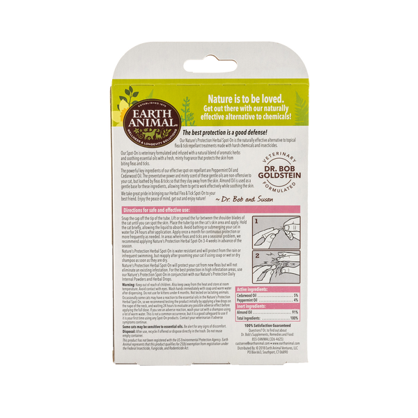 Nature’s Protection™ Flea & Tick Herbal Spot-On For Cats