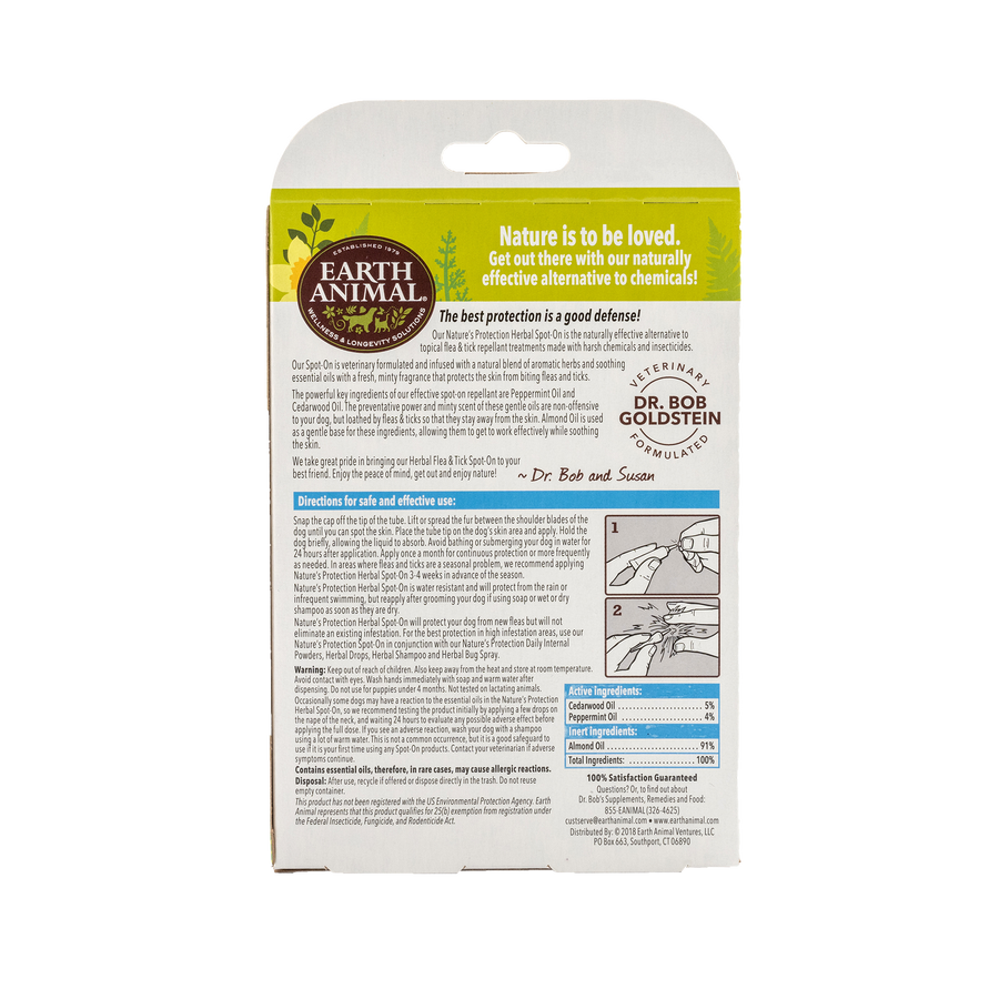 Nature’s Protection Flea & Tick Herbal Spot-On For Dogs
