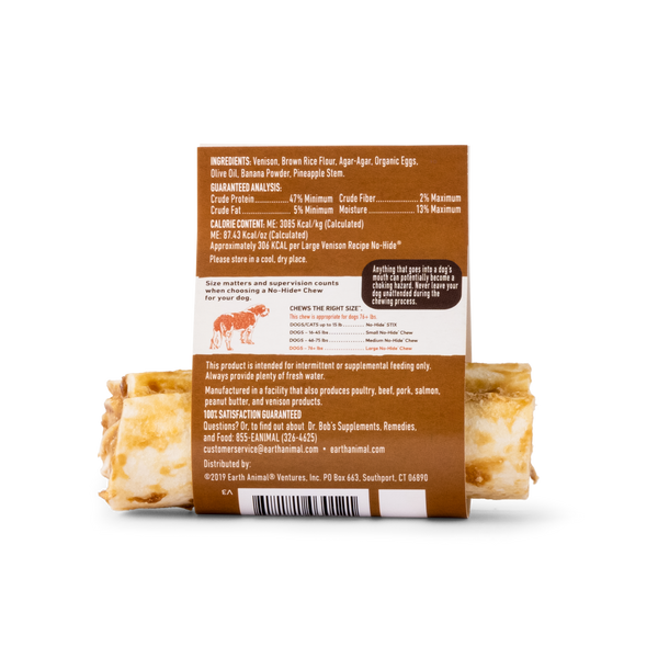 Venison No-Hide® Wholesome Chews - Small