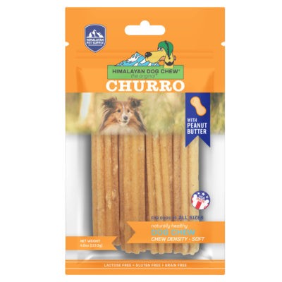 Himalayan Pet Supply Churro Chew Peanut Butter 4oz.