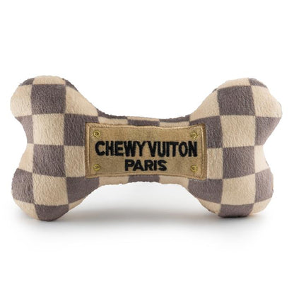 Checker Chewy Vuiton Bone Toy