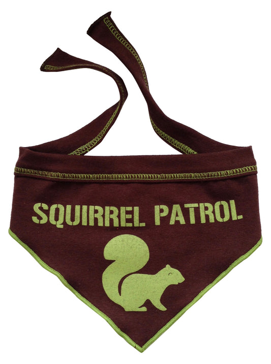 Squirrel Patrol Scarf Brown M/L