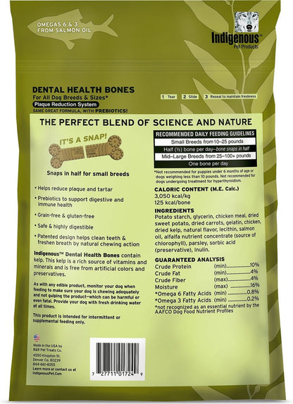 Indigenous Dental Health Bones Original Flavor Mini 40ct