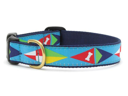 Sail Flags Dog Collar