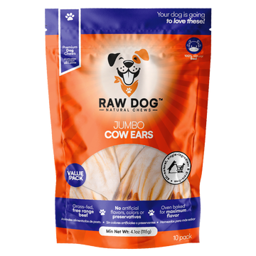 Raw Dog Cow Ears (10pcs)