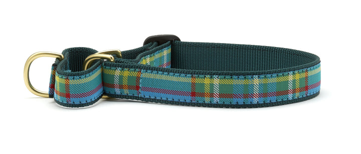 Kendall Plaid Martingale Dog Collar