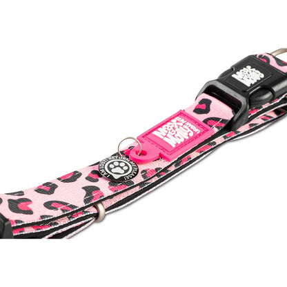 Smart ID Dog Collar - Leopard Pink