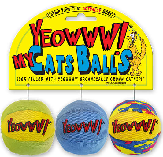 Yeowww! My Cats Balls 3pk