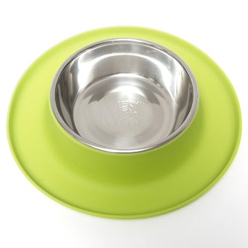 Single Silicone Feeder with Stainless Bowl