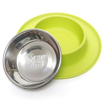 Single Silicone Feeder with Stainless Bowl
