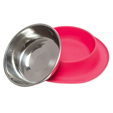 Single Silicone Feeder with Stainless Bowl