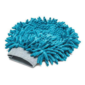 Microfiber Grooming Mitt, Blue