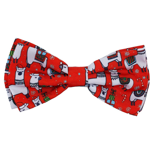 Merry Llamas Bow Tie