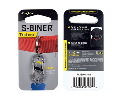 S-Biner TagLock Stainless Steel