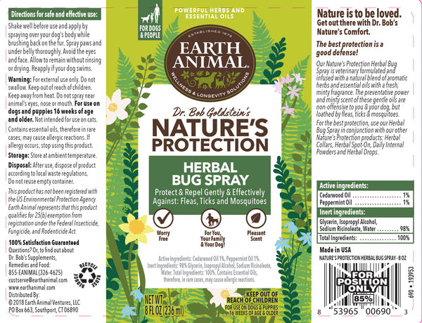 Nature's Protection™ Flea & Tick Herbal Bug Spray