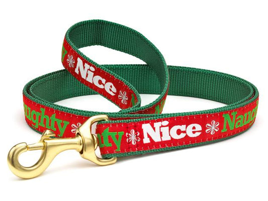 Naughty and Nice Dog Lead