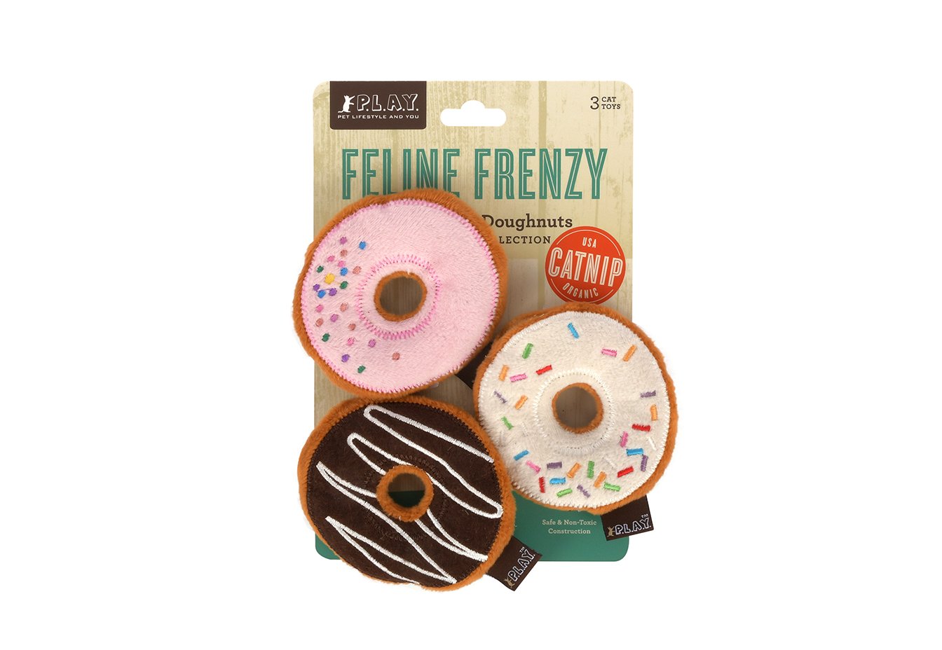 Kitty Kreme Donuts Cat Toy