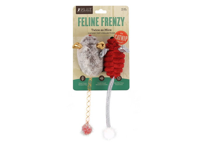 Feline Frenzy Critter Toy - Twice as Mice