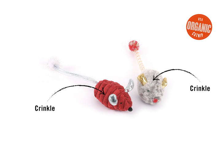 Feline Frenzy Critter Toy - Twice as Mice