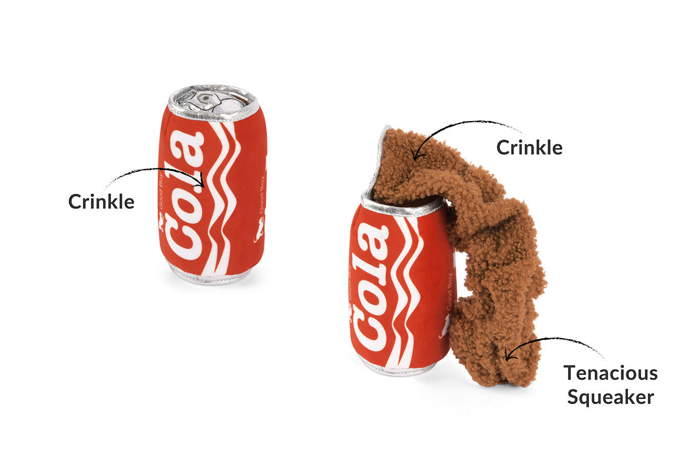 Snack Attack Good Boy Cola Toy