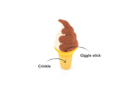 Snack Attack Swirls n Slobbers Soft Serve Toy