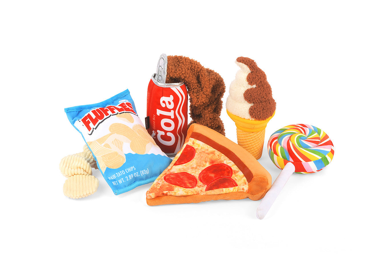 Snack Attack Puppy-roni Pizza Toy