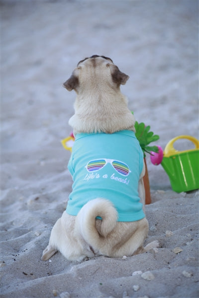 Life's a beach! Pet T-Shirt