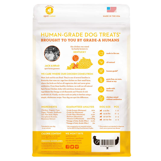 Spot Farms Chicken Jerky with Flaxseed & Vitamin E
