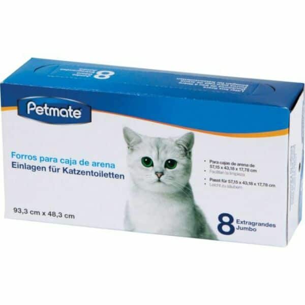 PetMate Litter Box Liners – Jumbo 8 Ct