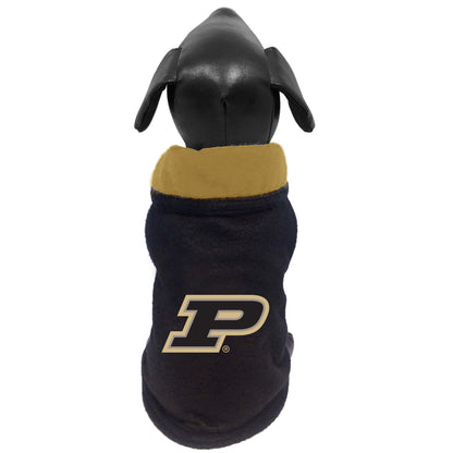 [Clearance 10%] NCAA Purdue Boilermakers Double Polar Fleece Dog Coat