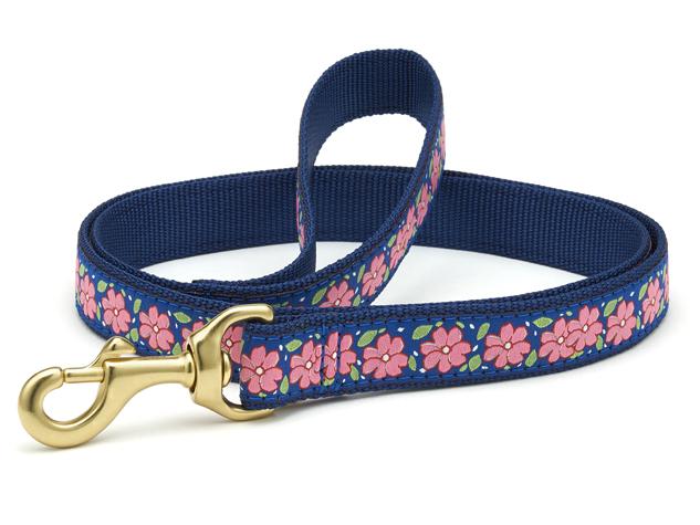 Pink Garden Dog Lead